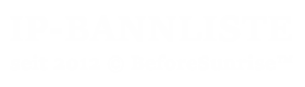 Logo der IP-Bannliste von BeforeSunrise